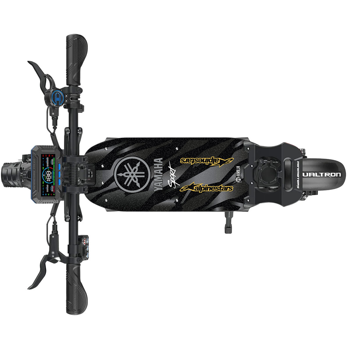 Autocollants Redbull X KTM pour Xiaomi (noir) – KIT COMPLET (26 autocollants) + BASE PRO/PRO2