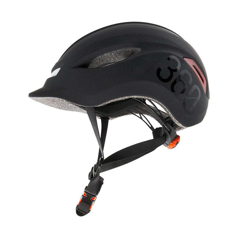 Casco CP02 urben con intermitente negro talla única