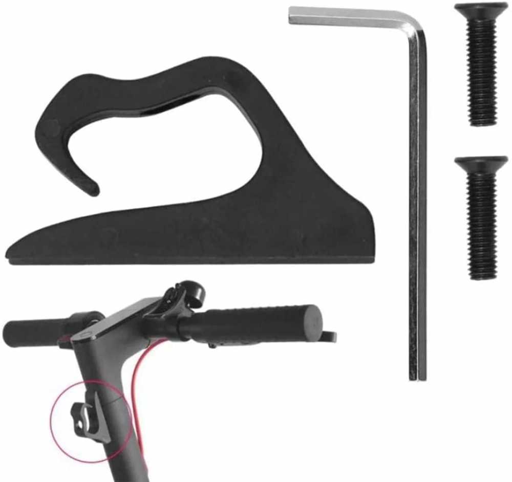 GANCHO NEGRO ABS FRONTAL PARA TRANSPORTE DE ALMACENAMIENTO
