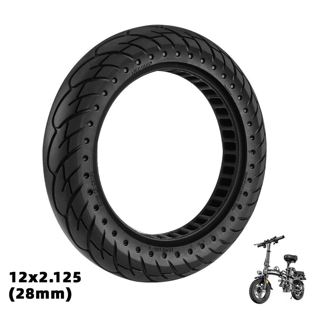 Neumático macizo para bicicleta 12 x 2.125