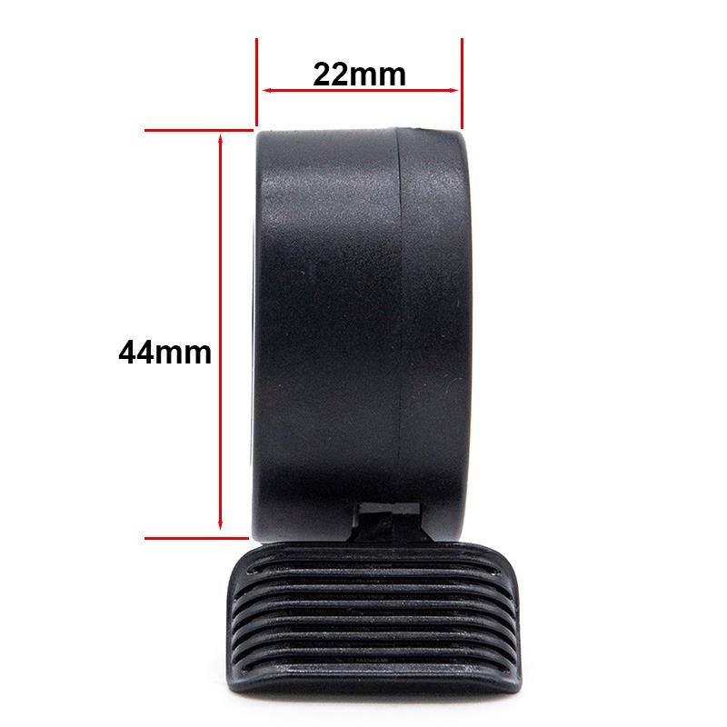 Papillon à ouverture totale avec connecteur étanche 1,6M noir