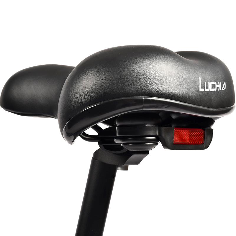 Bicicleta eléctrica plegable Sirio blanca 20" con frenos de disco