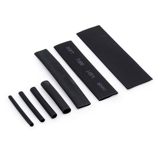 Termorretráctil negro para cable - 127 uds