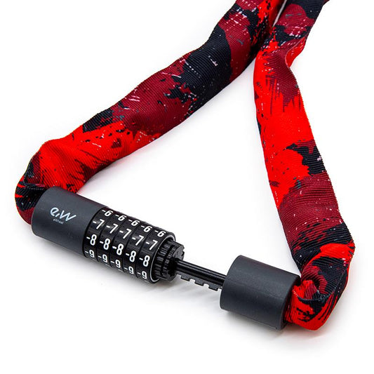 Candado de contraseña funda tela grafiti