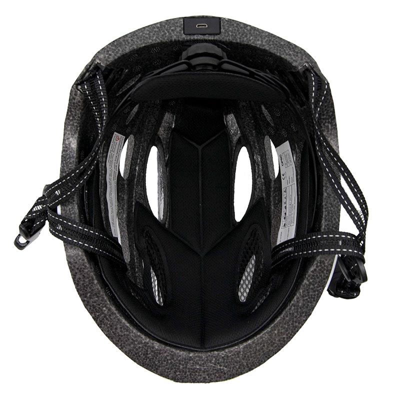 Casco con luz led,con ventilación.