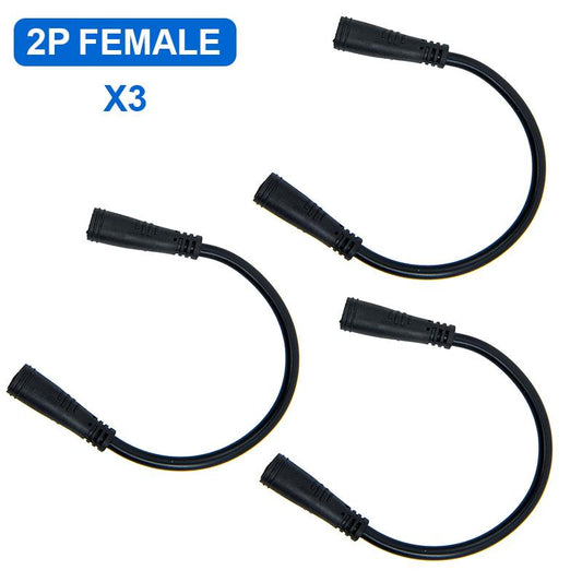 Conector adaptador 17cm waterproof 8mm