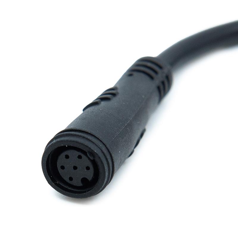 Conector adaptador 17cm waterproof 8mm