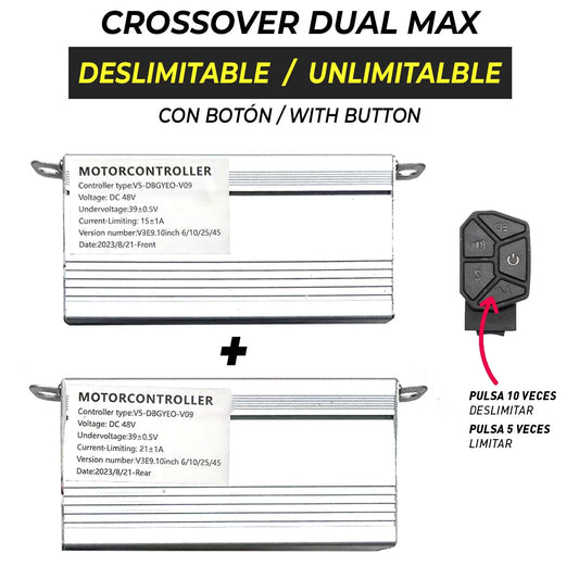 Controladoras deslimitables para Smartgyro Crossover Dual Max (delantera + trasera)