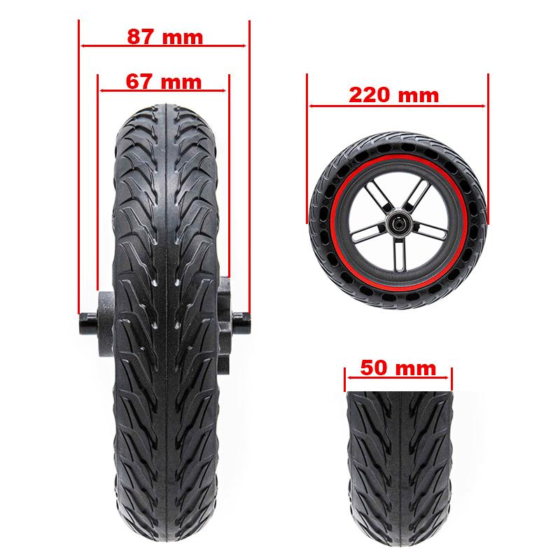 Jante avec roue pleine 8,5 pouces Zwheel
