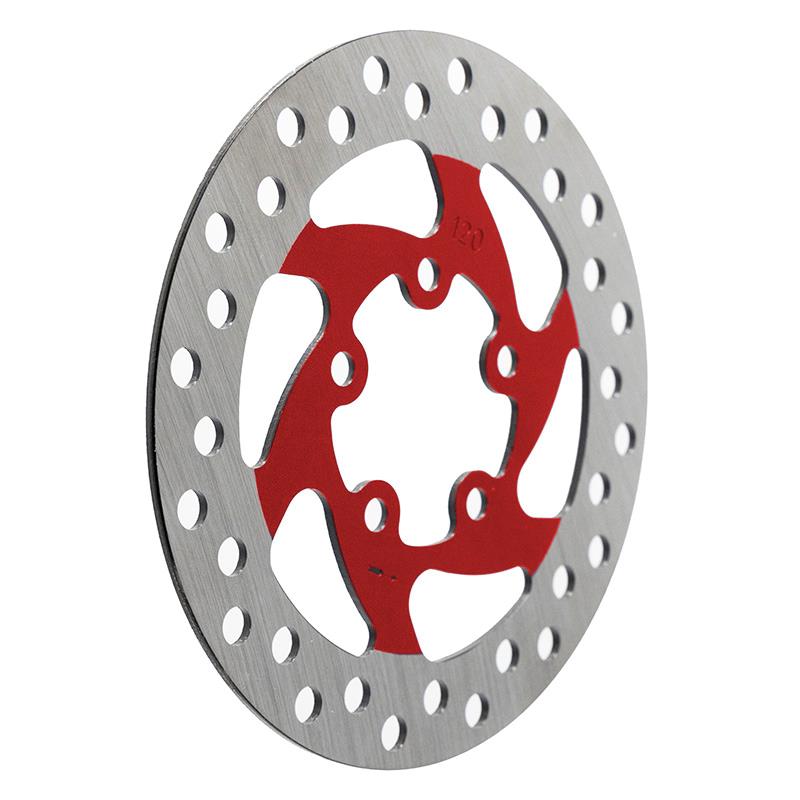 Disco de freno 120mm 5H rojo