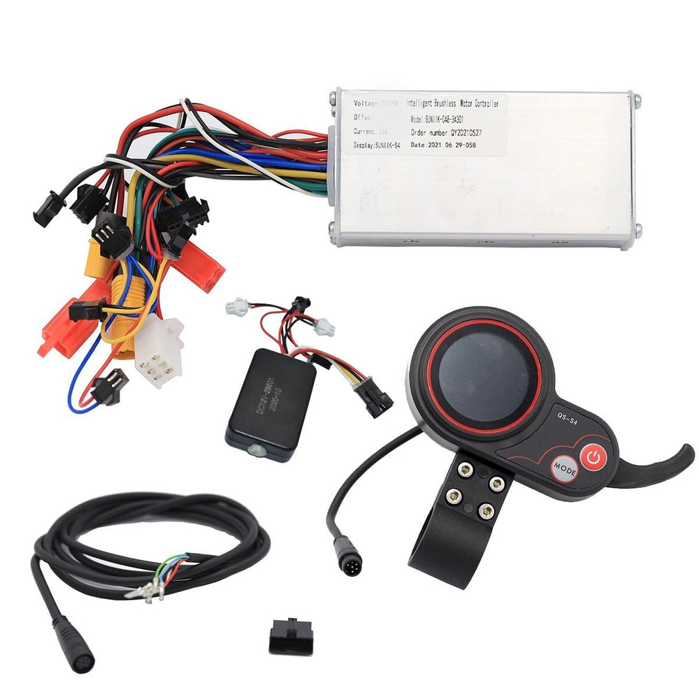 Kit electrónico 60V (Display QS S4 + Controladora + Cableado)