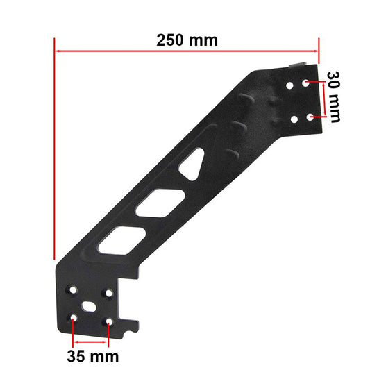 Brazo unión chasis y mástil L y R para Kukirin G2 Pro