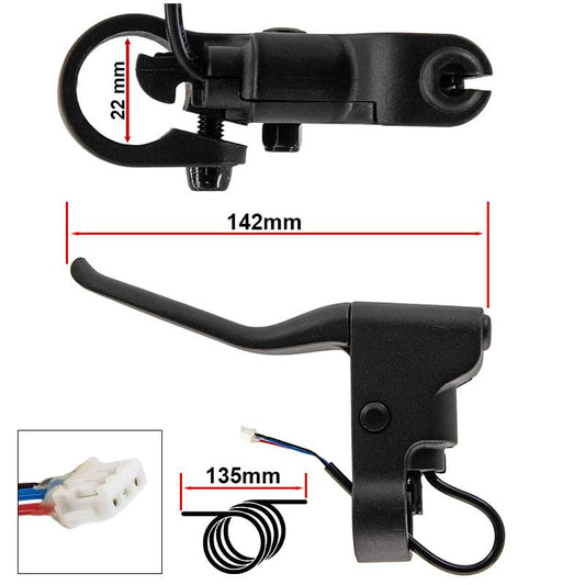 Maneta de freno con hall sin tensor L para Xiaomi - Conector JST ZH