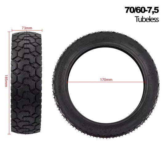 Neumático sin cámara 70/60-7,5 para patinete eléctrico Segway Ninebot ZT3 / ZT3 PRO