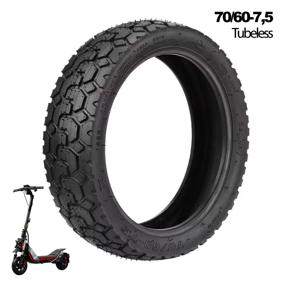 Neumático sin cámara Original 70/60-7,5 para patinete eléctrico Segway Ninebot ZT3 / ZT3 PRO