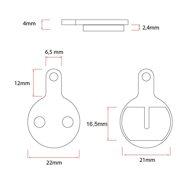 CT009-S pastilla sinterizada - 2 juegos