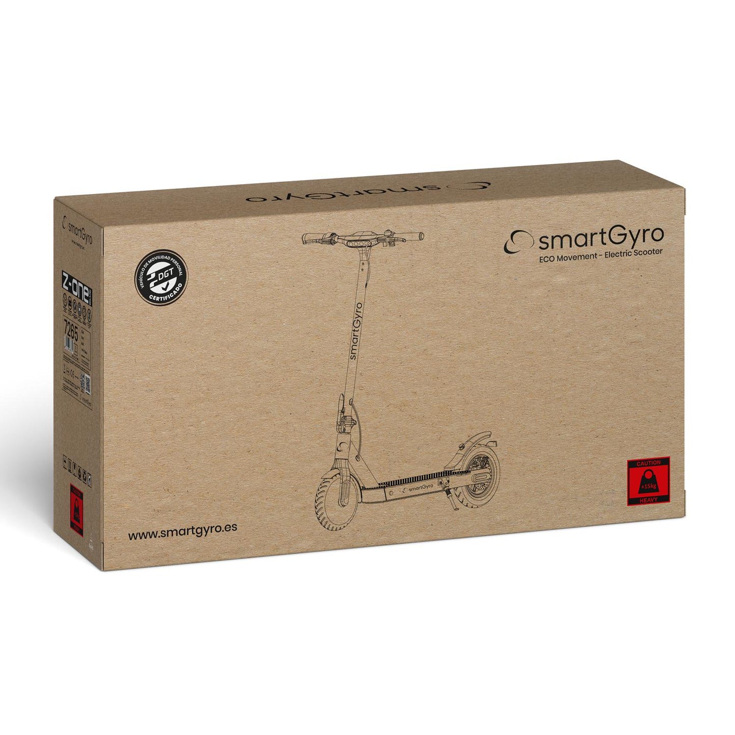 Patinete eléctrico smartGyro Z-One Blue Certificado DGT