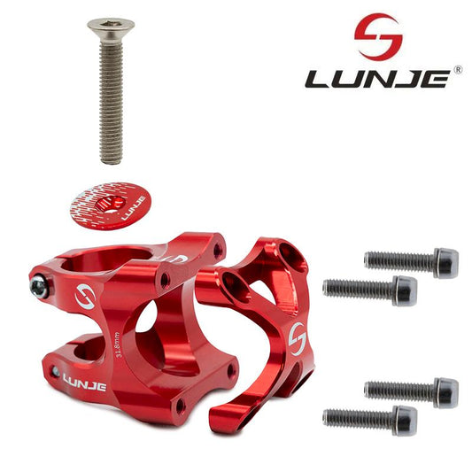 Potencia para manillares de 31,8mm rojo