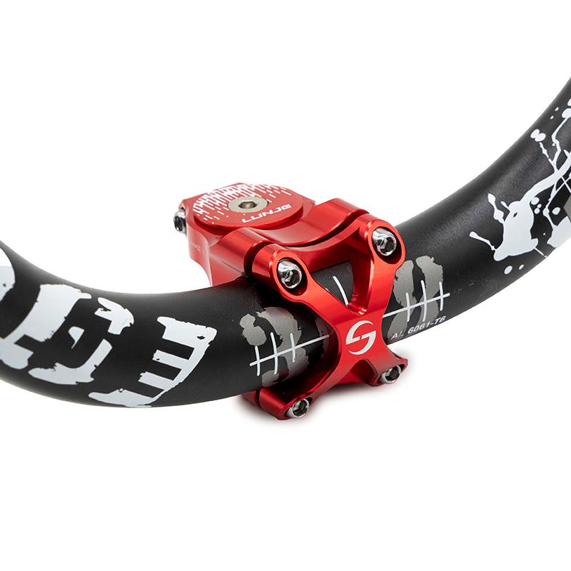 Potencia para manillares de 31,8mm rojo