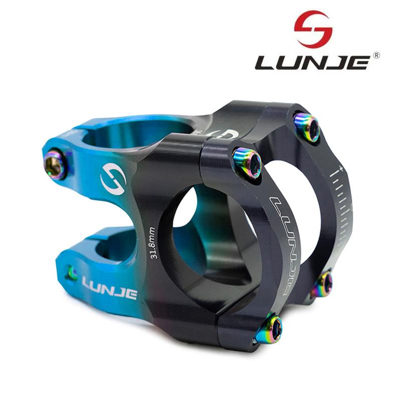 Potencia para manillares de 31,8mm negro-azul