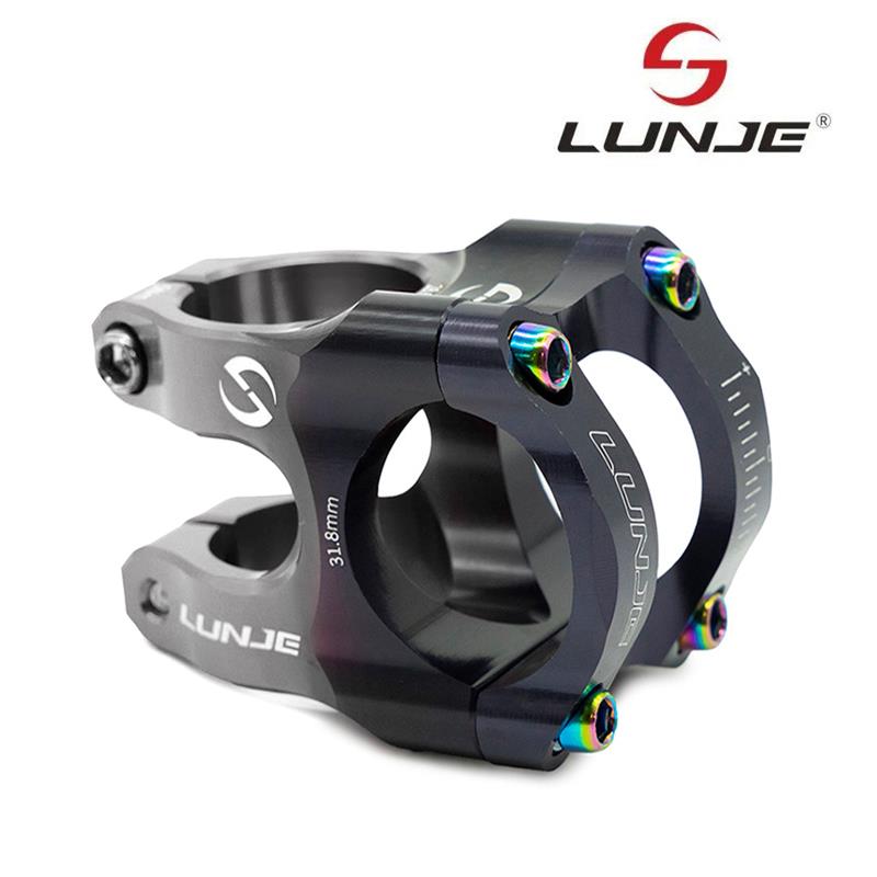 Potencia para manillares de 31,8mm negro gris