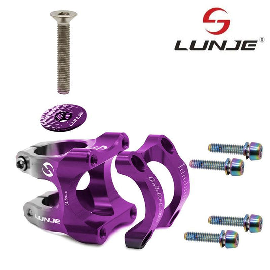 Potencia para manillares de 31,8mm violeta-gris