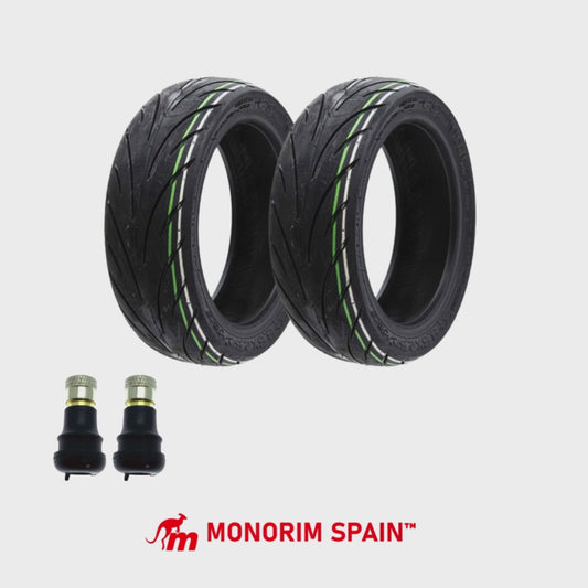 NIU 9,5 x 2,5 Reifenpaket 9,5-Zoll-Offroad-Vakuumreifen + Ventilschaft