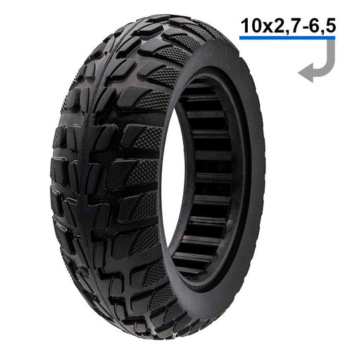 Rueda maciza off-road ultralijera 10x2,7-6,5 para smartgyro y similares