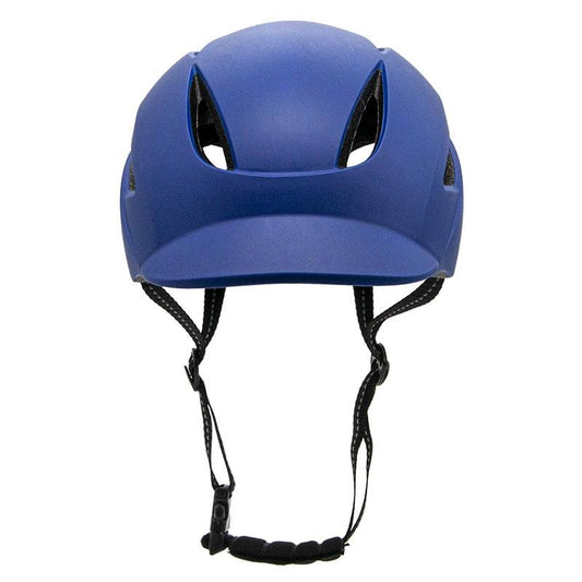 Casque au design particulier et pare-soleil.