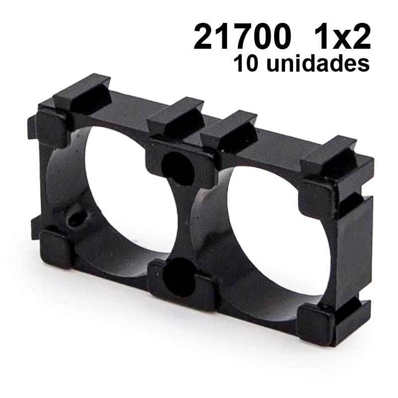 Soporte baterías 21700 1x2