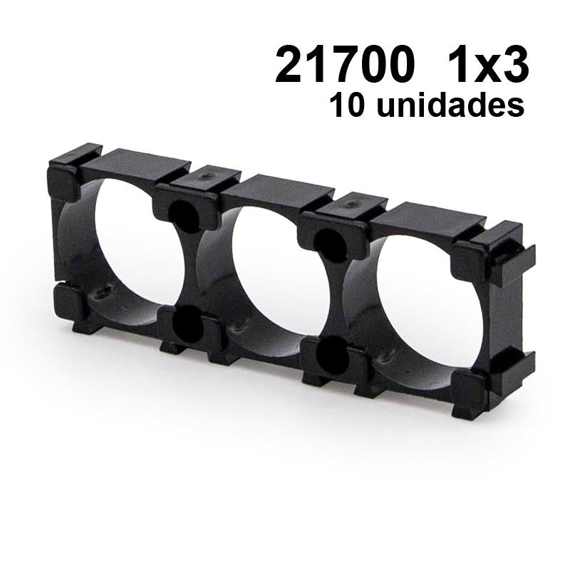 Soporte baterías 21700 1x2