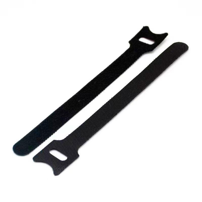 Bande velcro d'attache de câble rouge