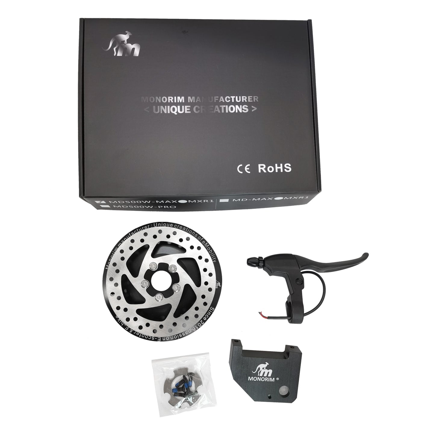 Tapa para motor ninebot g30 (original) con acople de freno y maneta (MONORIM)