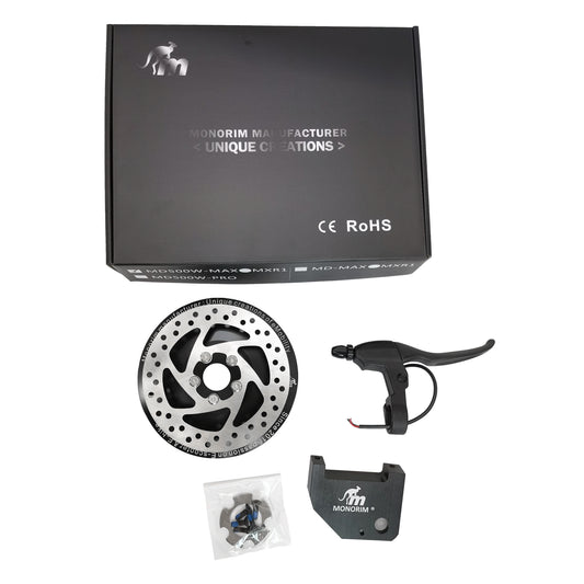 Tapa para motor ninebot g30 (original) con acople de freno y maneta (MONORIM)