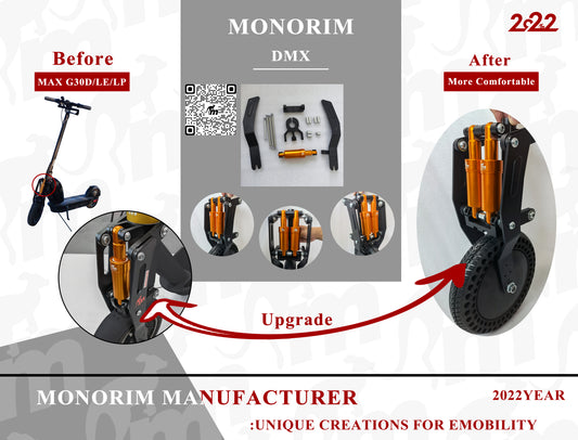 Mejora monorim suspension doble para ninebot g30