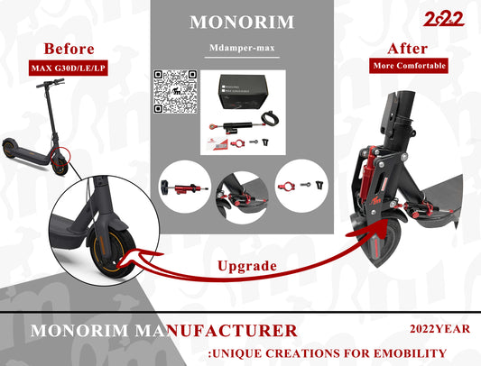Damper MONORIM para xiaomi/estabilizador direccion