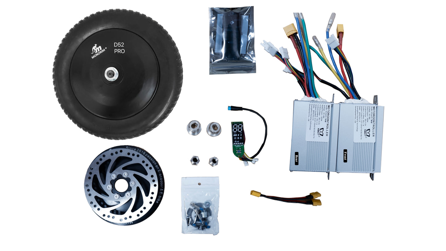 KIT MONORIM 48V POUR TRANSFORMATION EN DOUBLE TRACTION ARRIÈRE