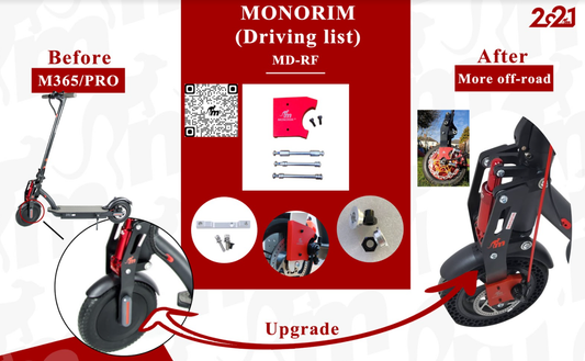 Kit conversion freno delantero y motor trasero para xioami (MONORIM)