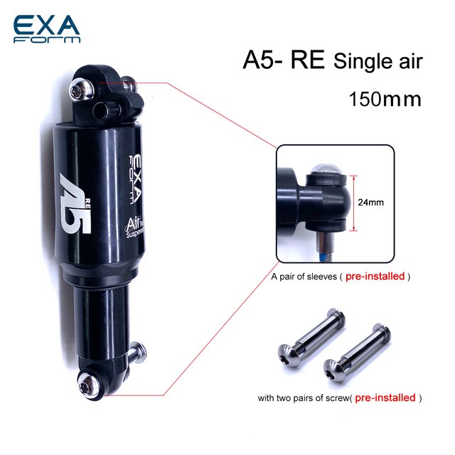 Amortisseur pneumatique Exa Monorim pour suspension avant