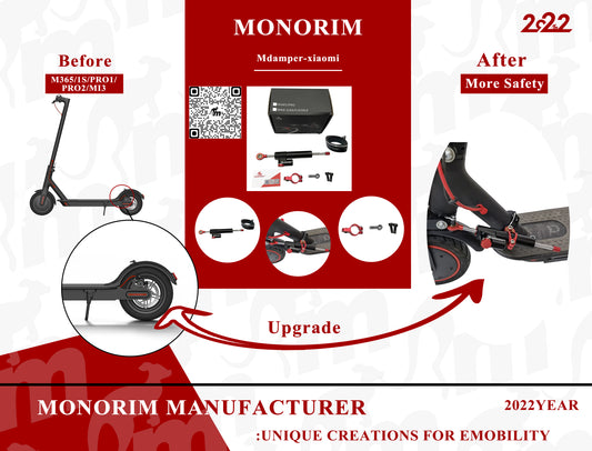 Damper MONORIM para xiaomi/estabilizador direccion