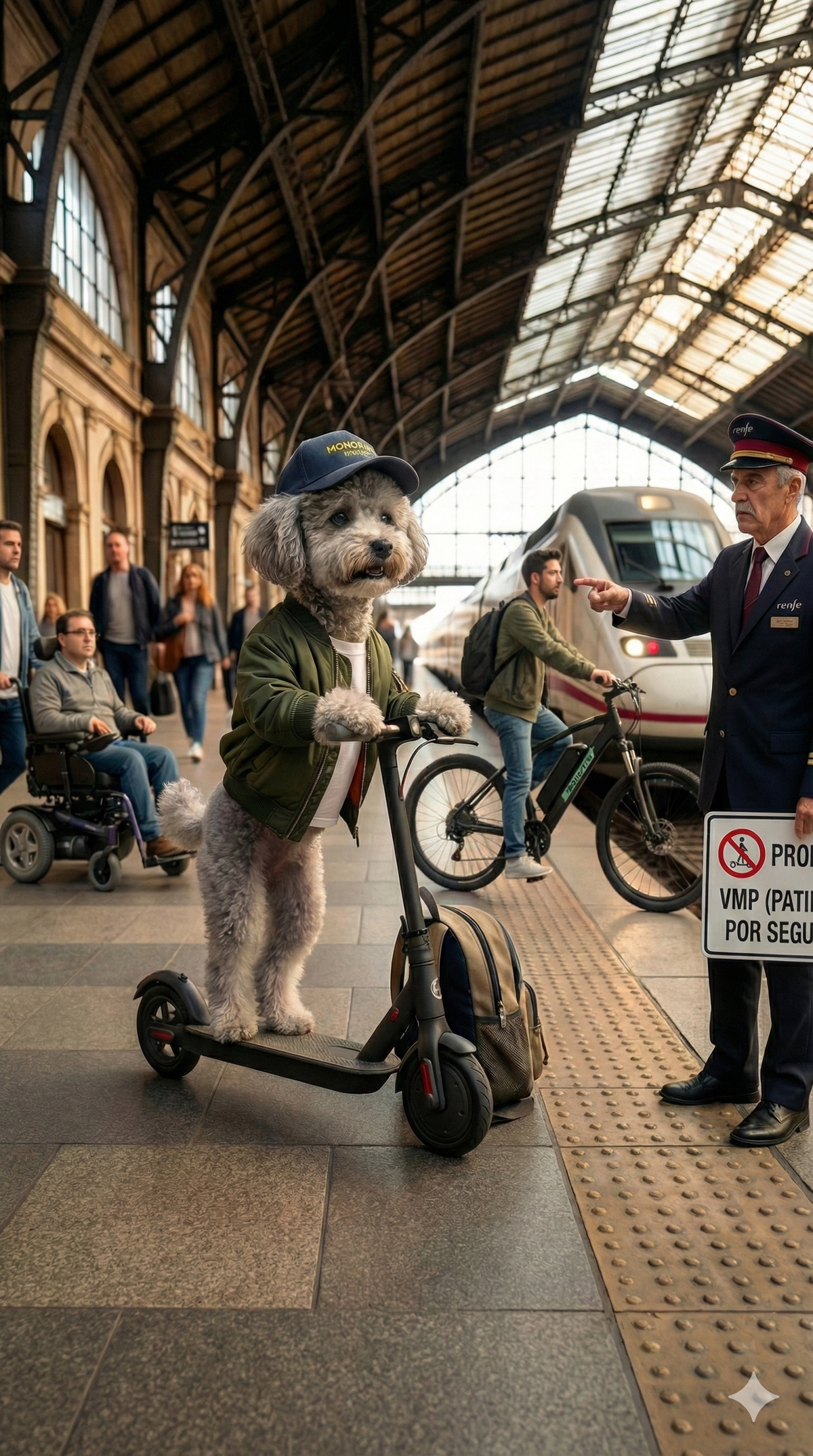 PROHIBIDO SUBIR AL TREN, AUTOBUSES Y TRANVIAS...¿PORQUE?