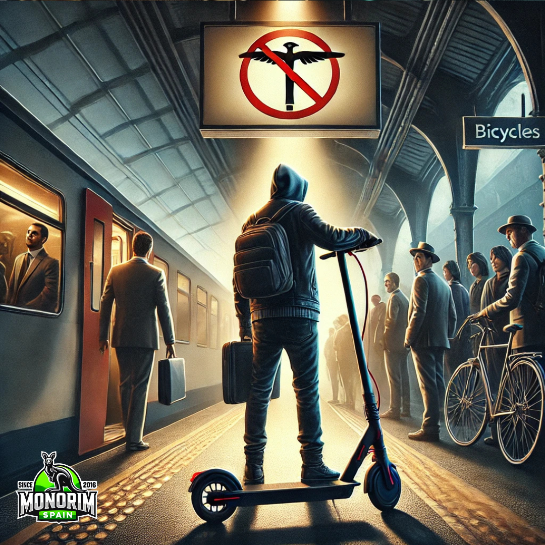 PROHIBIDO SUBIR AL TREN, AUTOBUSES Y TRANVIAS...¿PORQUE?