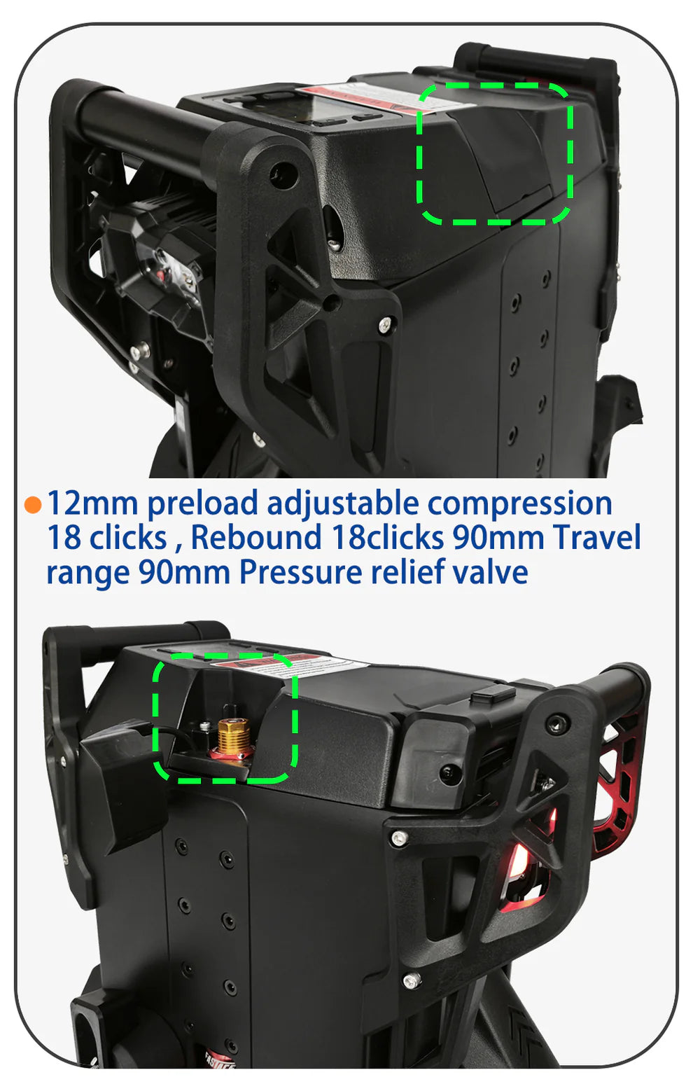 Monociclo Eléctrico Leaperkim 50E-/ 62lbs / 66lbs / (hay que tenerlos grandes)