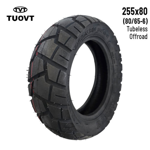 Neumático rueda cubierta offroad 10x3-6 (255x80) 80/65-6 Tubeless [Tuovt]