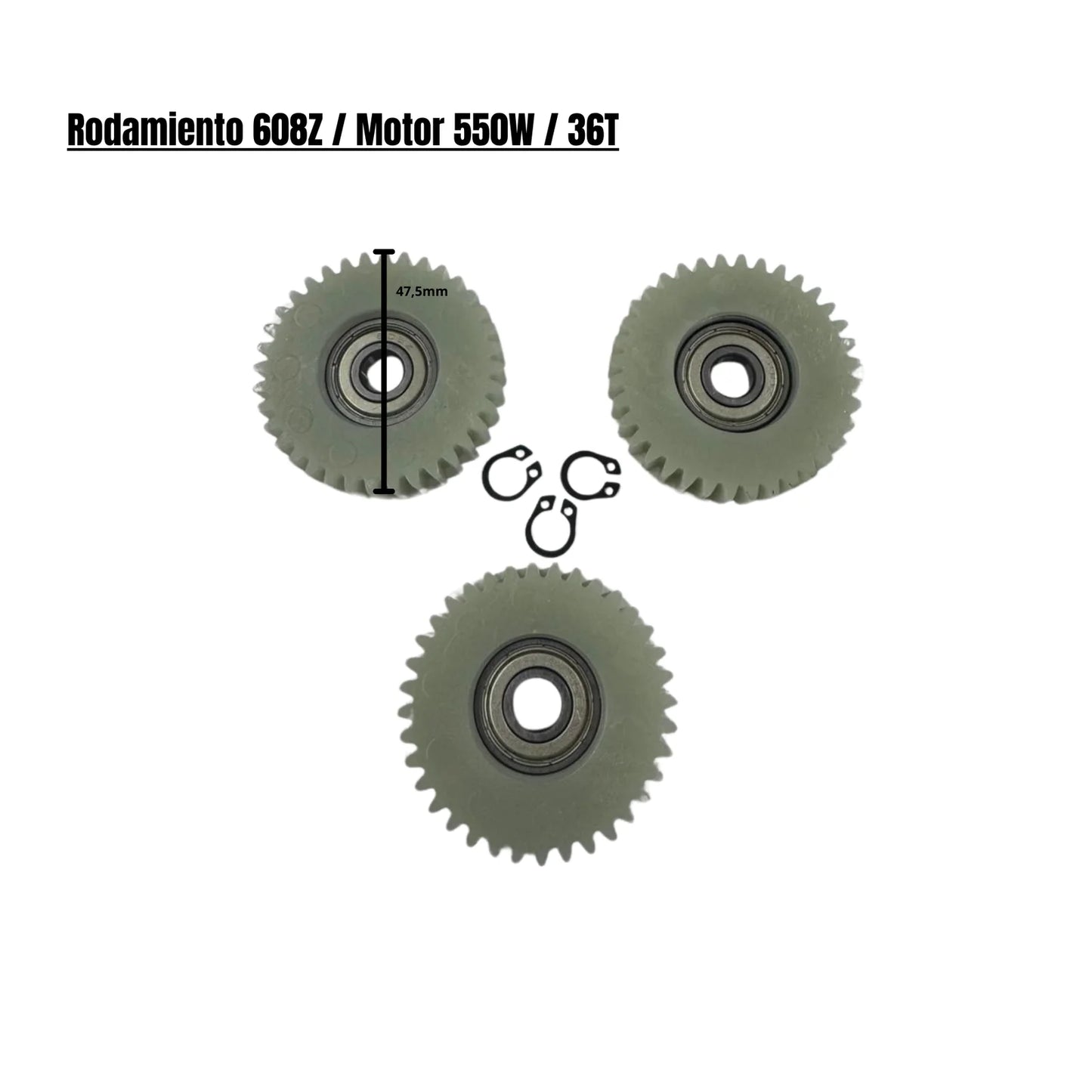 Rodamiento 608Z / Motor 550W / 36T