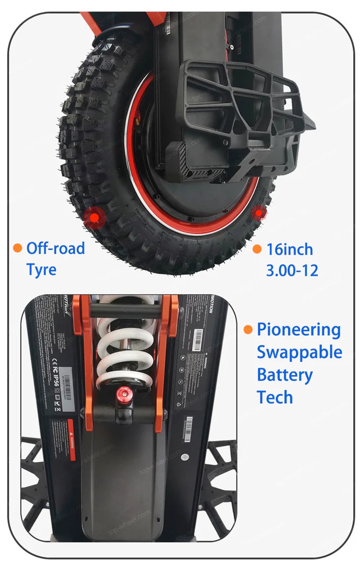 Monocycle d'aventure Inmotion V14