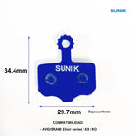 Pastilla de freno resina de disco hidráulico 1002 [Suniik]