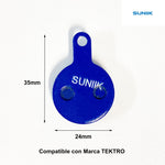 Pastilla de freno resina de disco hidráulico 1026 - Calidad premium [Suniik]
