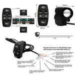 Botonera BSK321 con Intermitentes, luz y claxon con conector SM 1,5M