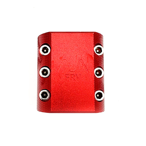 Abrazadera para potencias Dualtron de 6 tornillos (Rojo)